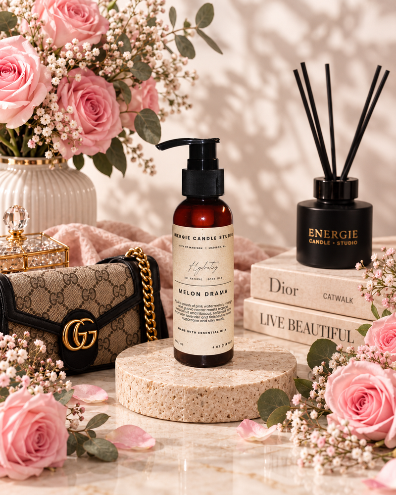 Aromatherapy body silk
